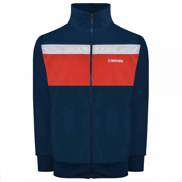Lambretta Lambretta Poly Tricot Track Jacket Navy/Red